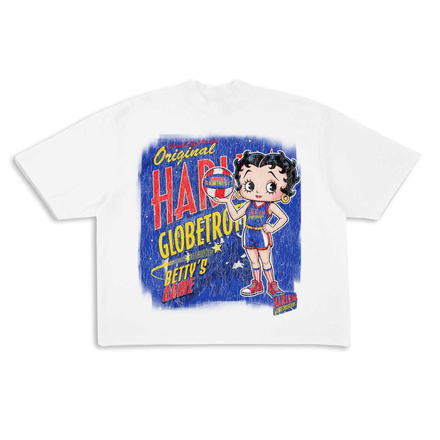 harlem globetrotters betty boop tee (ready to ship)