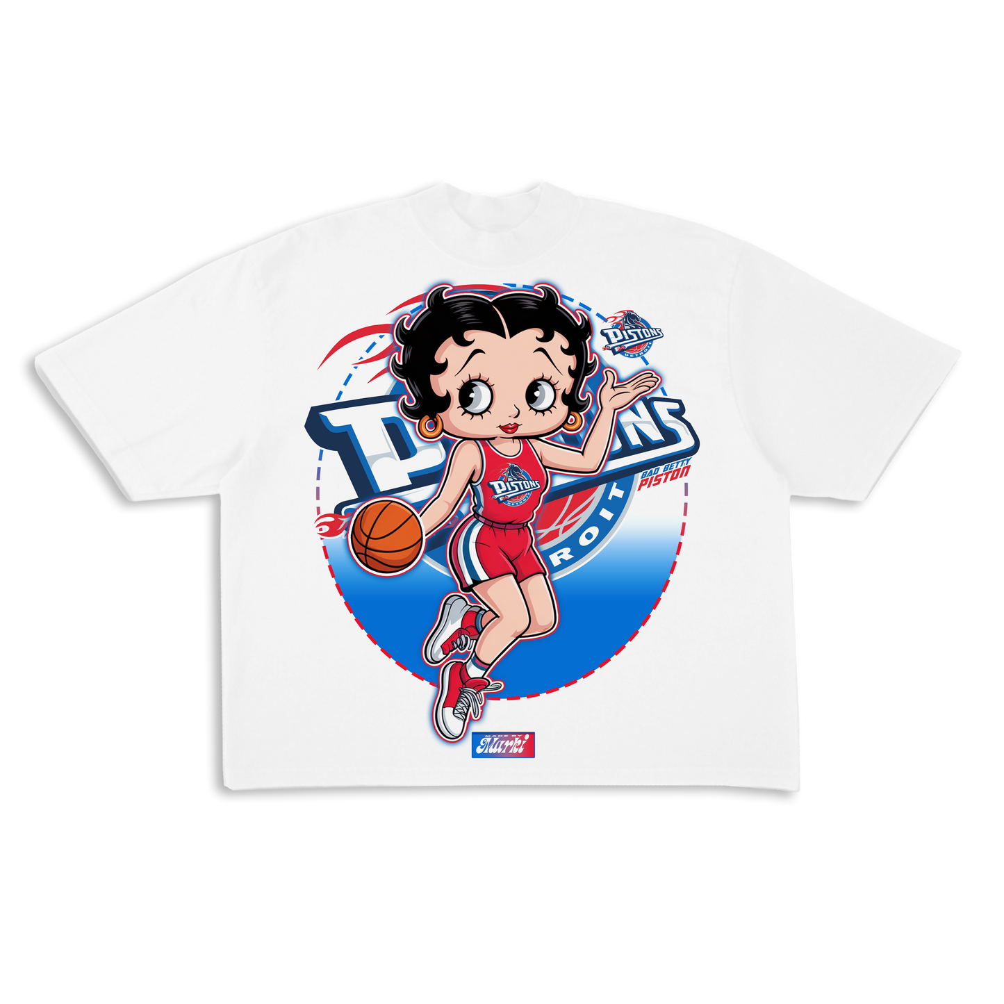 Betty boop pistons Tee (ready to ship)