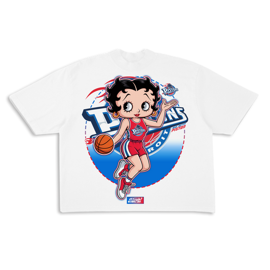 Betty boop pistons Tee (ready to ship)