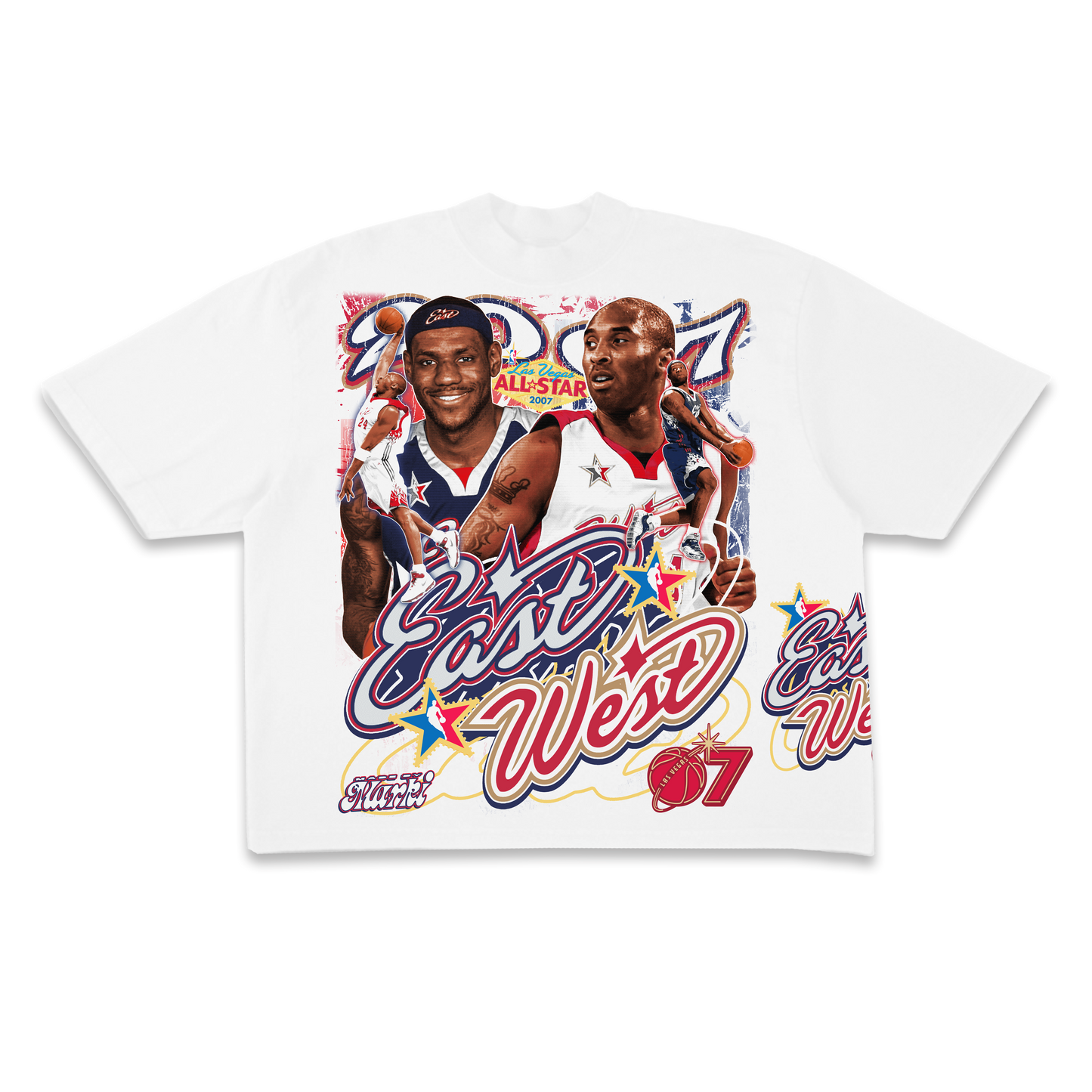 East vs West Allstar tee (ready to ship)
