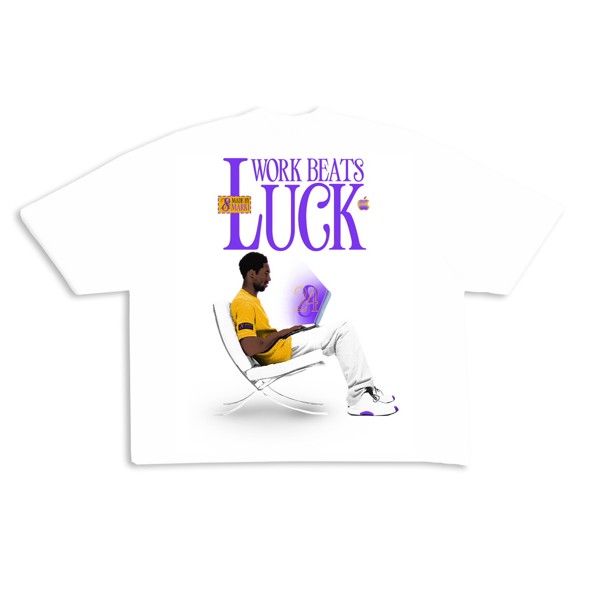 kobe "Work beats Luck" Tee (ready to ship)