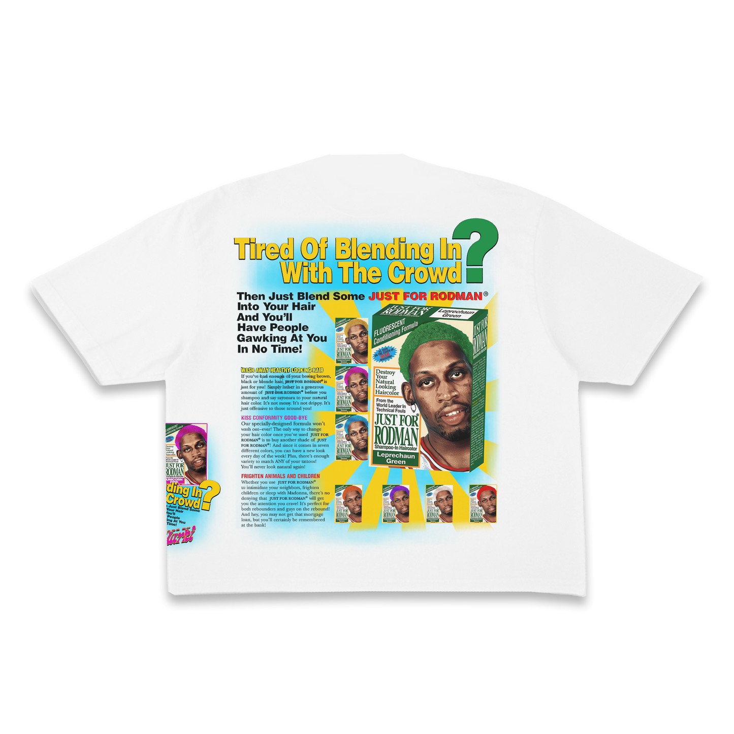 Dennis Rodman HairDye tee (ready to ship)