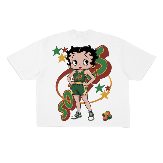 SuperSonics Betty Boop Tee (Ready to ship)