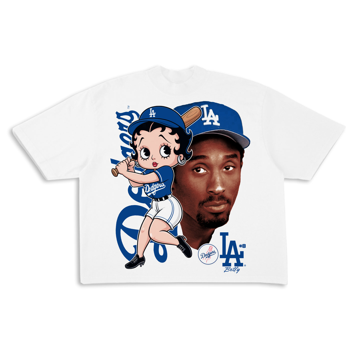 Mamba X Betty Dodgers Tee (ready to ship)