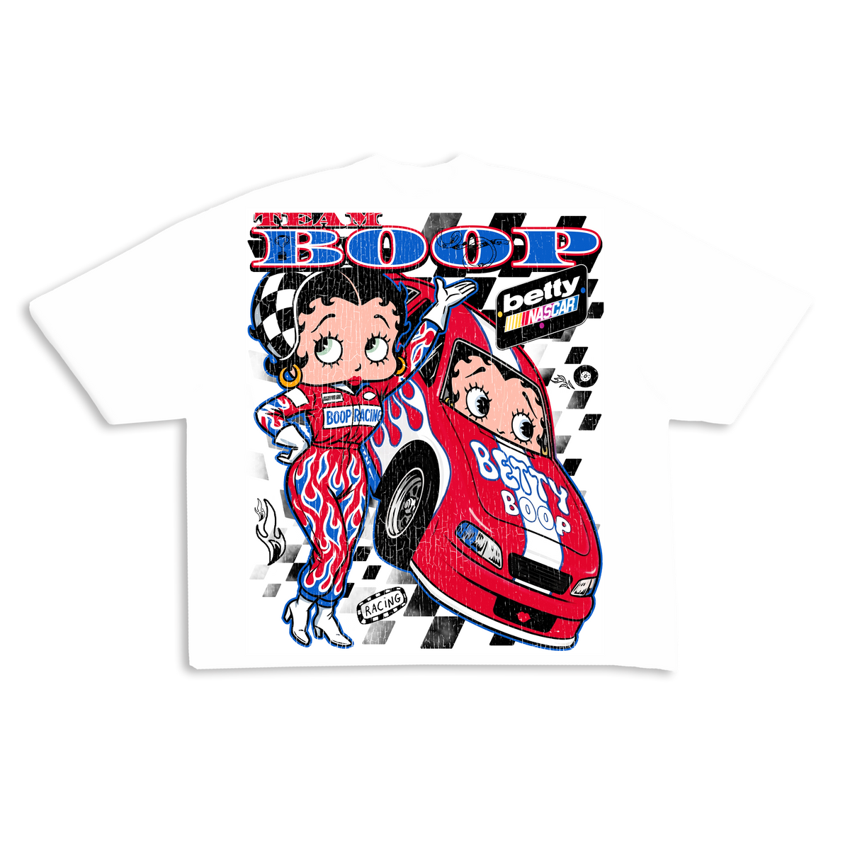 Betty Boop Racing Tee (ready to ship)