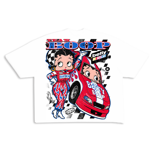 Betty Boop Racing Tee (ready to ship)
