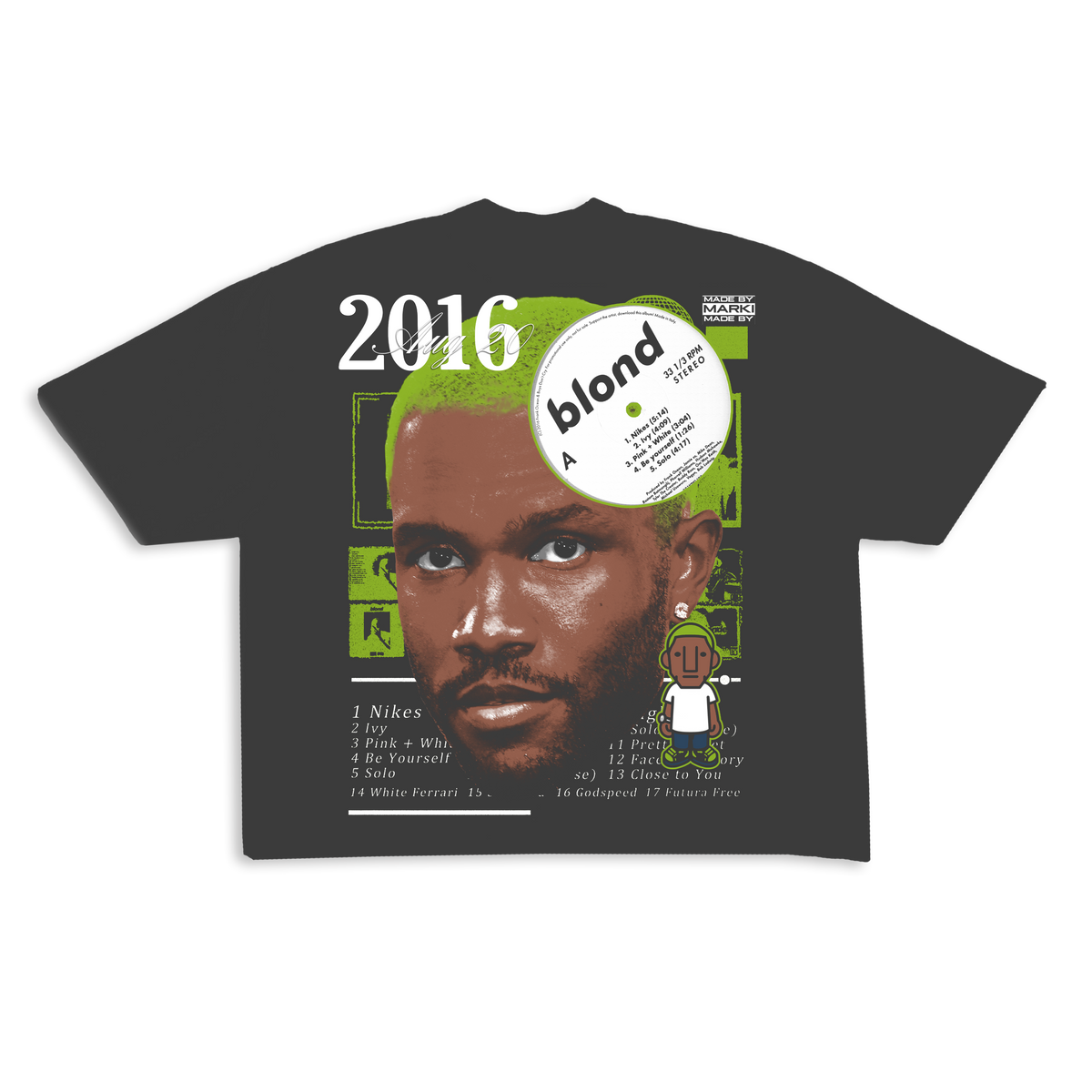 Frank Ocean Tee Shadow (ready to ship)