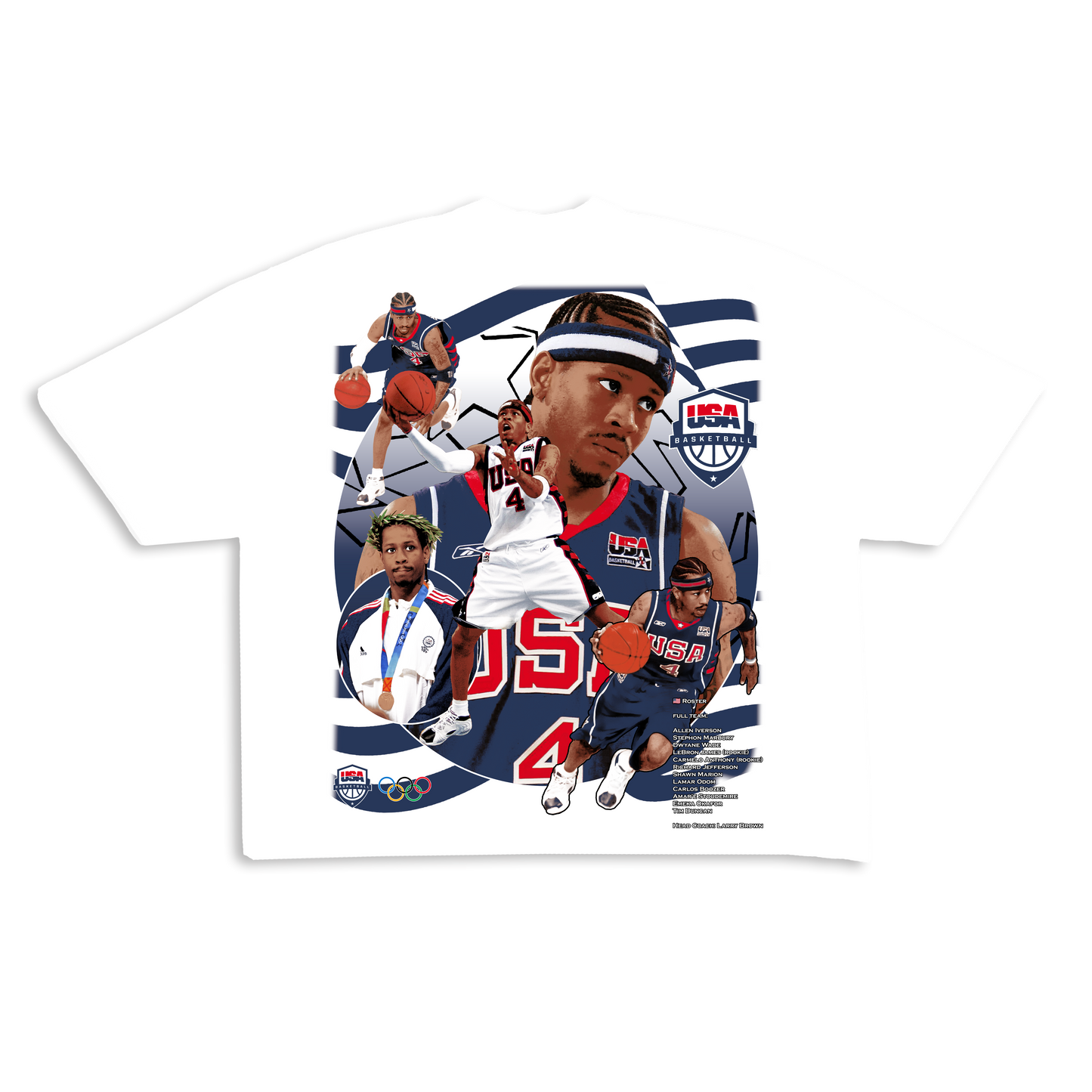 Iverson USA Olympics Tee (ready to ship)