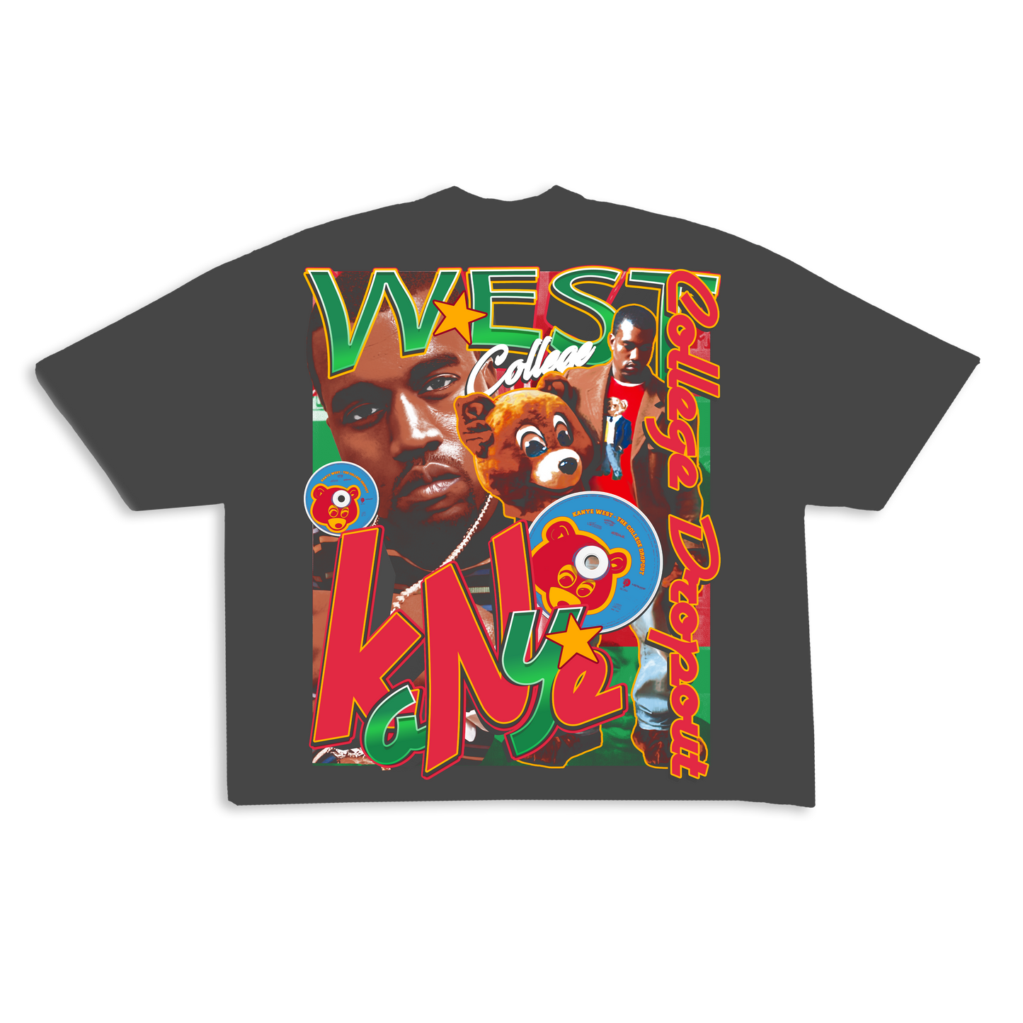 Shadow Kanye College Dropout Tee (ready to ship)