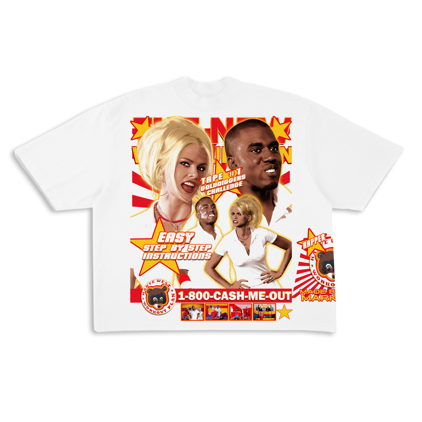 Kanye Workout Plan Tee (ready to ship)