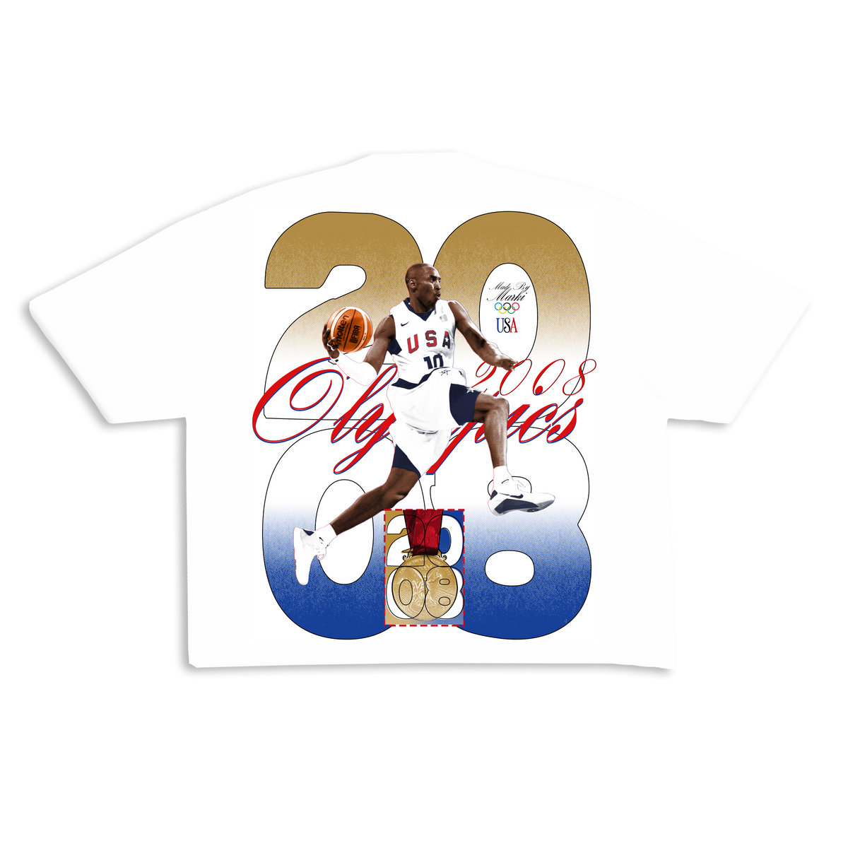Kobe Bryant 2008 USA Olympics Tee (ready to ship)